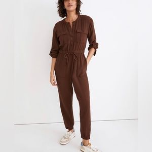 Madewell Lightspun Tapered-Leg Jumpsuit